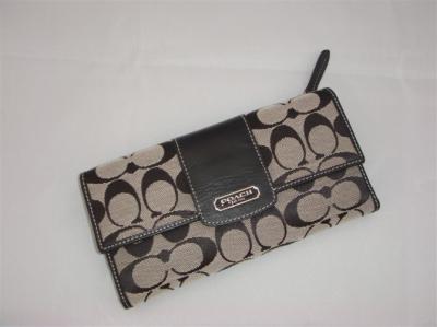 Coach Wallets - 42181 black/gray